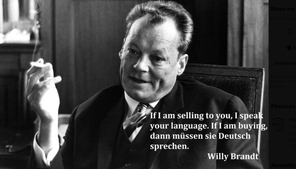 exportação e tradução